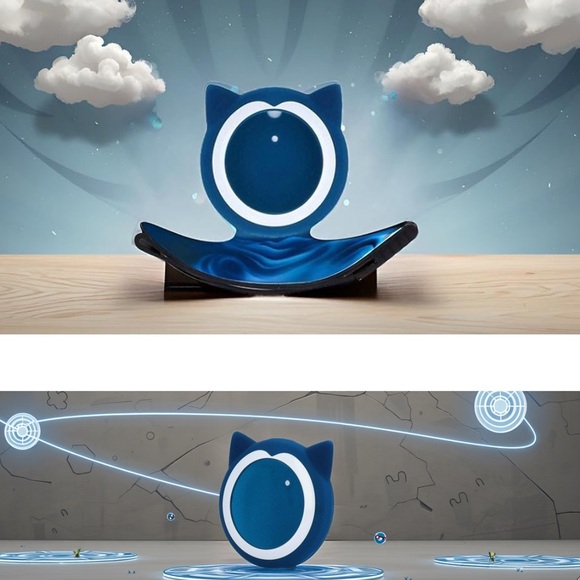 BNWT Blue Silicone Case for Poke GO Plus +, Soft Silicone Wrist Strap Pikachu - Picture 8 of 11